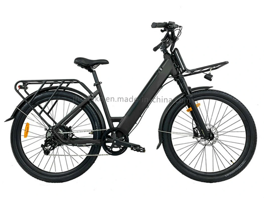 27.5 Inch Adult Ladies Step Through E Bike Urban City 48V 500W Disc Brake Electric Bicycle for Sale