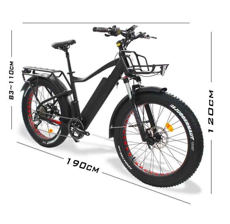OEM Factory 48V500W Bafang 26*4.0 Road 7speed Battery Electric Bicycle Fat Tyre in EU Warehouse