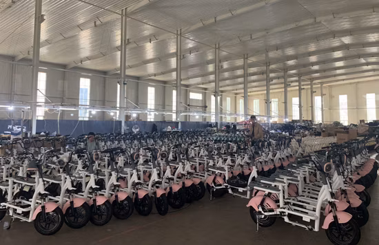 Bicicleta elétrica dobrável urbana com motor de 36 V 250 W em armazém na Europa