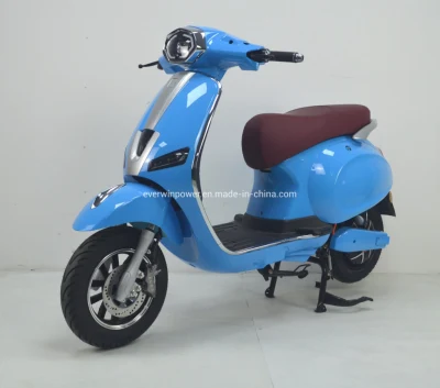 Novo design Vesp modelo 1500W motor scooter elétrico Ew-528 bom desempenho com EEC Coc 25km/H a granel apenas