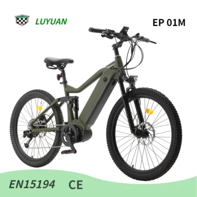 Bicicleta elétrica urbana Luyuan Middle Drive para adultos